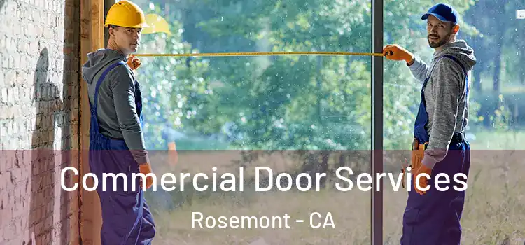 Commercial Door Services Rosemont - CA